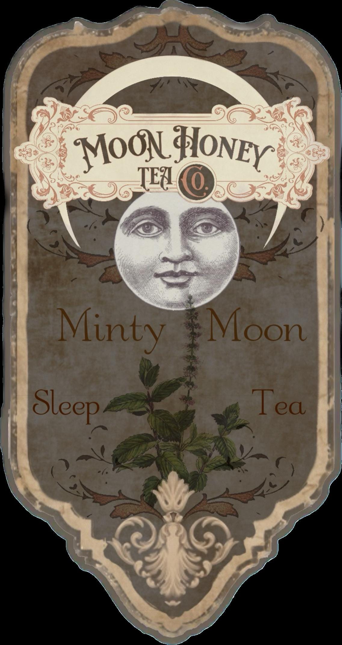 Minty Moon herbal sleep tea