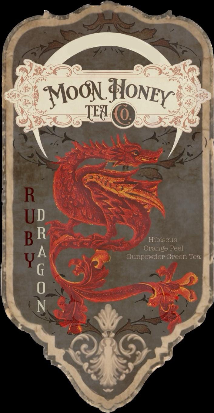 Ruby Dragon- Green Tea Blend