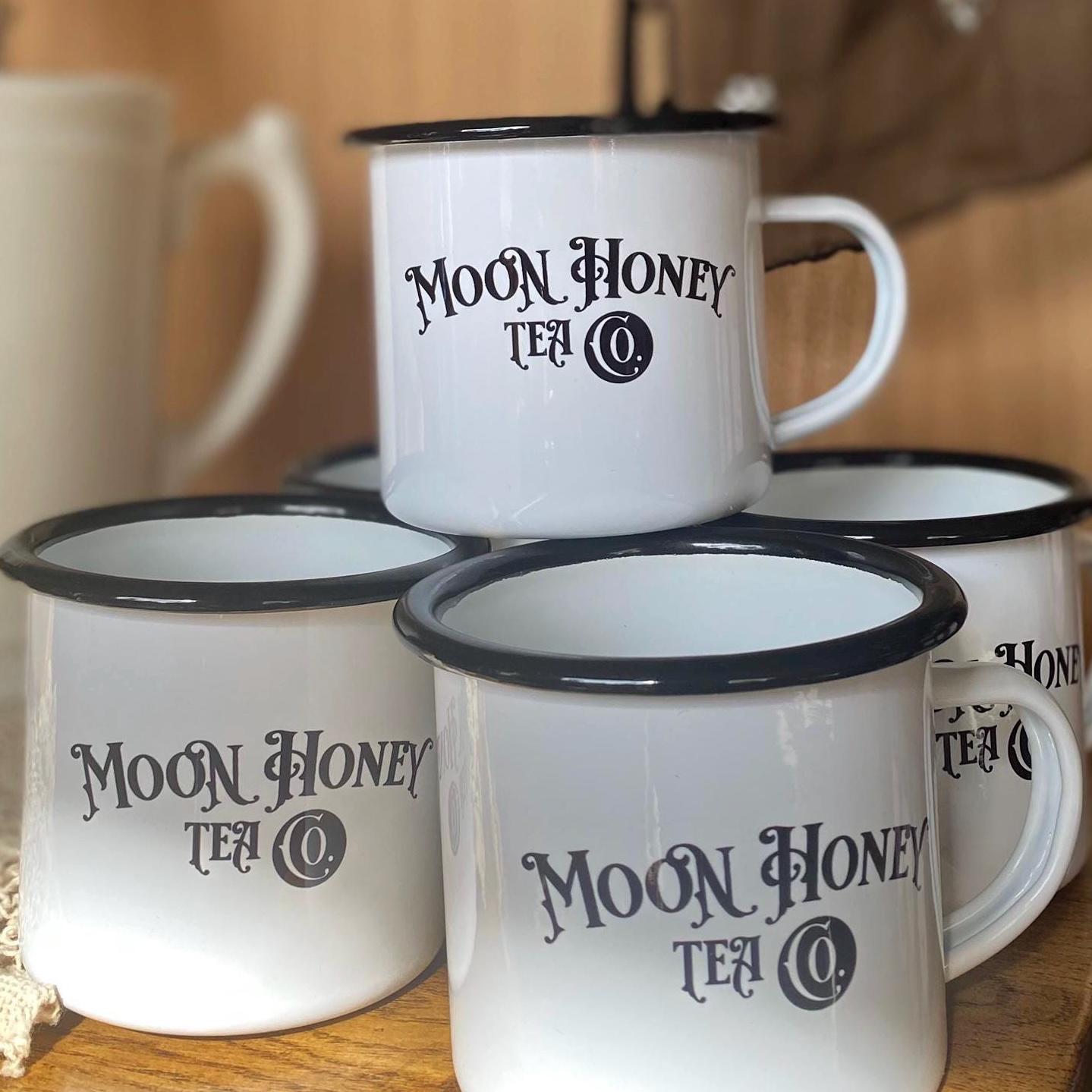 Moon Honey Tea Enamelware Tin Cup
