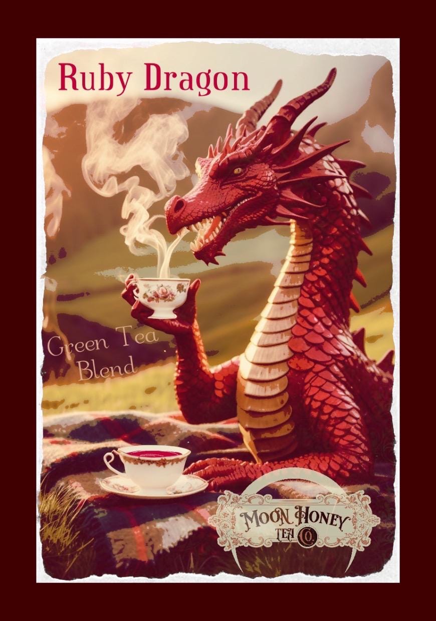Ruby Dragon- Green Tea Blend